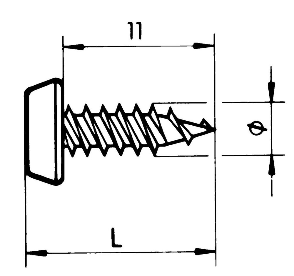 ACP Schnellbauschraube für Profilverbindung UUN 3,9 x 13 (250 Stk.)