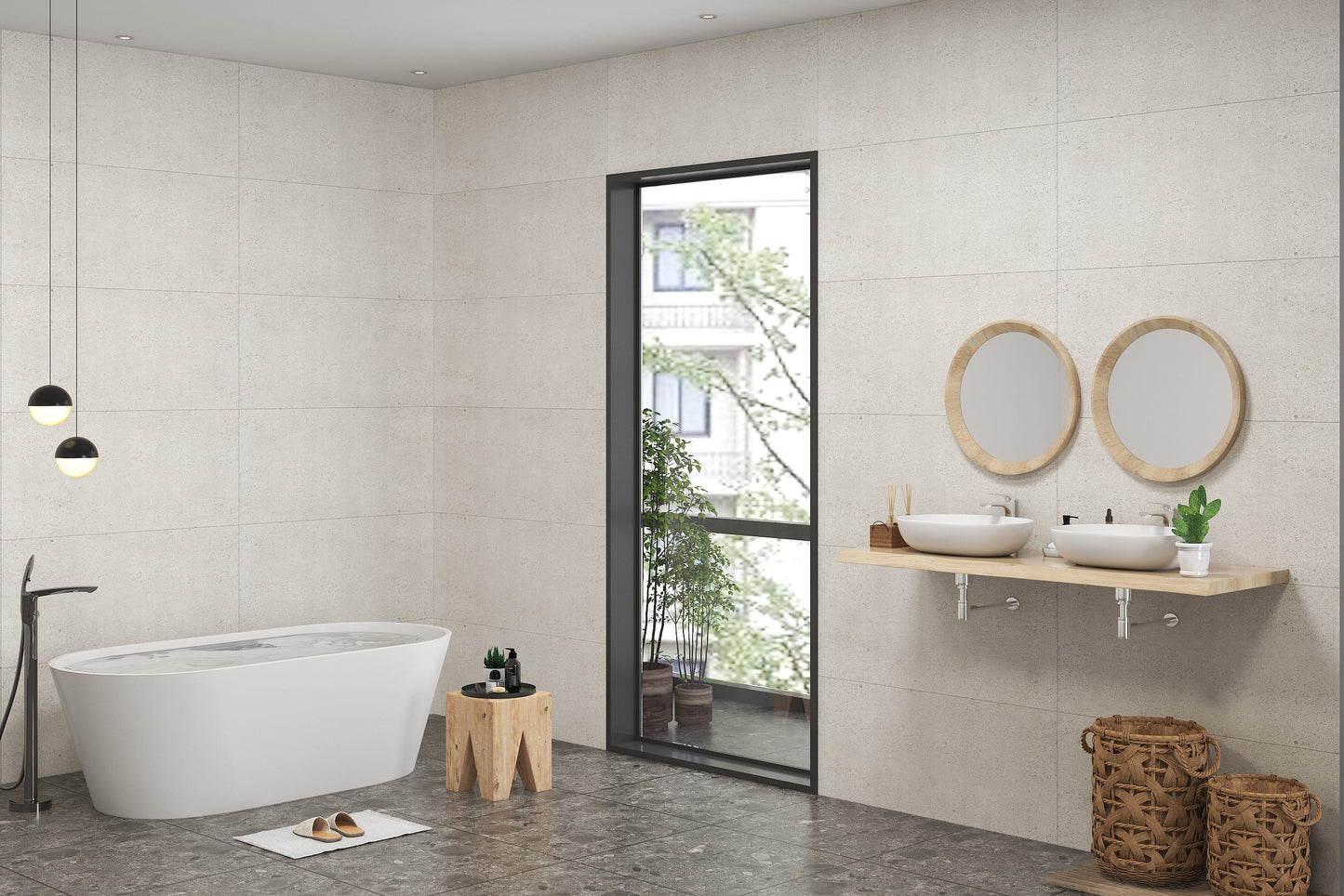 Wand & Bodenfliese Matt Light Matt 60x120cm 9mm 48,96m³ - wata-baustoffe.de