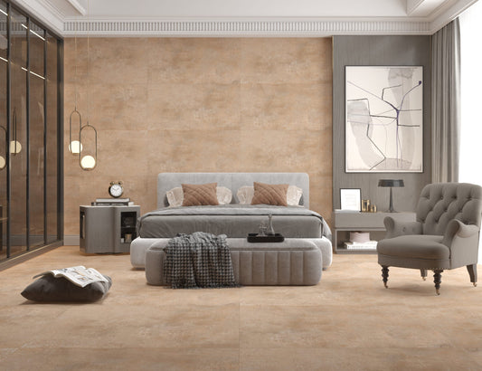 Wand & Bodenfliese Concreto Beige Matt 60x120cm 9mm 48,96m³ - wata-baustoffe.de