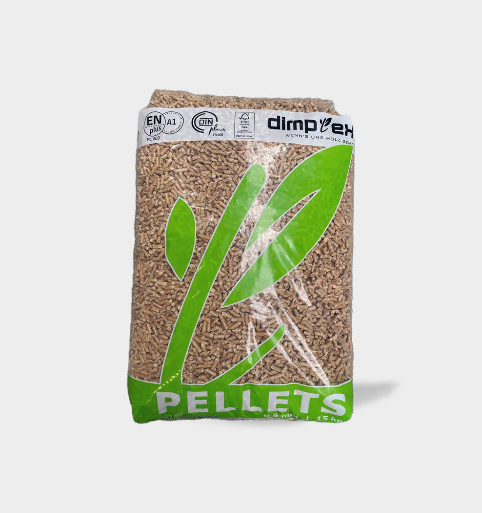DIN plus Holzpellets Sackware Heizpellets Pellet Brennholz 15kg x 70 Sack 1050kg